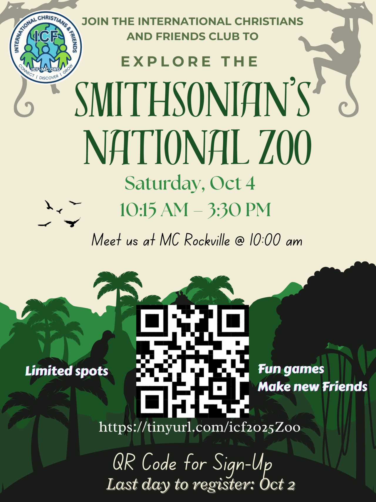 Registration Link: https://tinyurl.com/icf2025Zoo